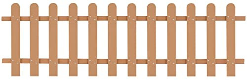 SKM Valla de láminas WPC 200 x 60 cm, peso: 5 kg, 42822