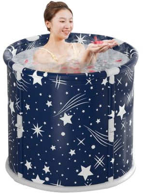 Foldable Portable Bathtub for Adults, Indoor Outdoor Home Spa Tub
