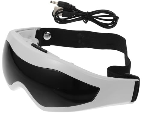 FONDOTIN Masajeador Eléctrico USB Compacto para de Fatiga Masajeador de Ojos Portátil con Diseño Ergonómico y Música Relajante Herramienta Creativa para Cuidado Visual Casa