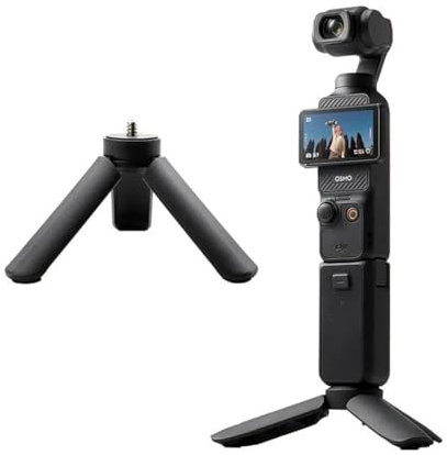 Honbobo Omso Pocket 3 Treppiede per Insta360 GO 3S/DJI Omso Pocket 3 Supporto da tavolo Mini treppiede Base Treppiede da tavolo