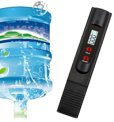 Tester digitale di durezza 'acqua, lettura istantanea, misurazione della qualità 'acqua, gamma 0-0 ppm, precisione di lettura 2% , tester 'acqua per acqua potabile, kit di test 'acqua