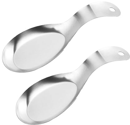 2PCS Spoon Rest Kitchen, Durable Spoon Holders for Cooking, Heat-Resistant Utensil Rest for Countertops, These Spoon Rests are a Must-Have for Any Home Chef or Cooking Enthusiast