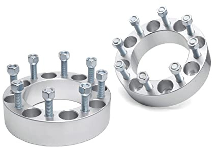 Rough Country 2 8x6.5 Wheel Spacers for 2001-2010 Chevy/GMC 2500HD - 1095