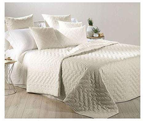 Caleffi Steppdecke Bettdecke für Doppelbett, Baumwolle Sand Decke