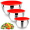 HaWare Set di 3 ciotole, Rosso