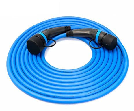 LXSWY elektroauto ladekabel 8 10 15 Meter 32 A dreiphasiges 22 kW EV-Kabel Typ 2 auf Typ 2 EV-Ladekabel for Elektrofahrzeuge IEC 62196 32 A EVSE-Kit (Color : 10 Metres)