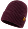 TOP-EX Warme Beanie-Mütze aus 100% Merinowolle mit Fleecefutter für Herren und Damen - Wintermütze für Laufen und Golf, Strickmütze, Wollmützer Rot