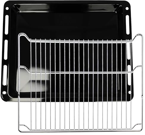 vhbwx Backblech, Gitterrost (2-tlg. Set) Ersatz für Neff Z12CB10A0, 577170 für Backöfen - 45,5 x 36 x 4 cm