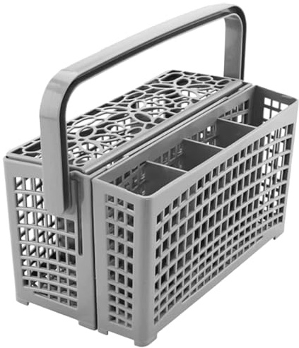 Gadpiparty Kunststoff Besteckkorb Für Geschirrspüler Geschirrkorb Mit Integriertem Fach Utensilienkorb Für Spülmaschine Geeignet Für Gabeln Essstäbchen Löffel Und Mehr Robuster Aufbewahrungsk