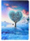 DayQiQiPu Case for Amazon Fire 7 (7 Inch, 12th Gen, 2022) PU Leather Love Heart Tree Pattern Flip Stand Card Slots Protective Cover with Auto Wake/Sleep,08