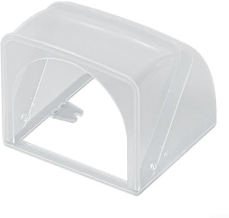 Honseadek Wasserdichte Box für den Außenbereich, 86 Typ-Steckdosen, wasserdichte Box, Schutzabdeckung, elektrische regenfeste Abdeckung, Außensteckdose, wasserdichte Box (transparent)