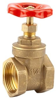 Gardena Muffen-Absperrschieber mit Innengewinde: Absperrriegel mit beidseitigem Innengewinde, 42 mm (G 1 1/4 Zoll)-Gewinde, 12 bar Arbeitsdruck (7342-20)