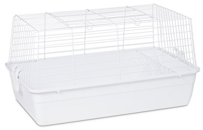 Prevue Pet Products Carina Animal Tubby - Small Animal Cage for Guinea Pigs, Dwarf Rabbits, Indoor and Outdoor Use, Lightweight, Travel Friendly Enclosure - Small, White