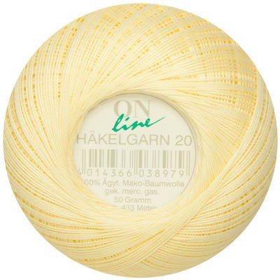 ONline HÄKELGARN 50 g Stärke 20 0046 433 m 50 g