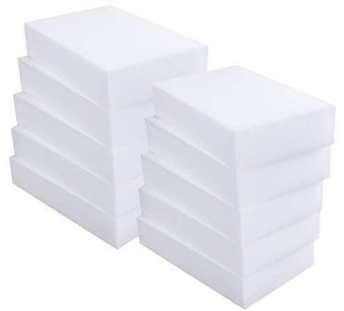 Accessotech Magic Cleaning Sponge Melamine Foam Eraser Stain Dirt Remover Pad Kitchen Block (10)