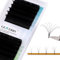 GEMERRY Easy Fan Lashes Extensions 15-20mm Mix 0.05 C curl Noir Russian Volume Self Fanning Blooming Lash Silk Eco-friendly Eyelashes 2D 5D 8D Long Individual Volume Lashes (0.05-c curl-mix 15-20mm)