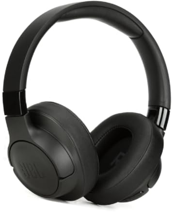 JBL Tune 760NC - Cuffie sovrauricolari JBL leggere, senza fili, Bluetooth, pieghevoli, con cancellazione attiva del rumore, confezione sfusa, colore nero