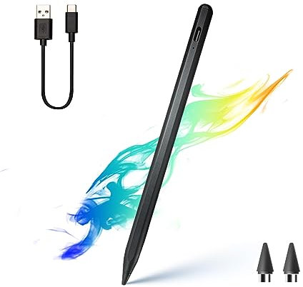 Lapiz para Tablet Lápiz iPad Universal,Black Lápiz para Table Lapiz Tablet,Lápiz-Táctil Lapiz para Movil,Lapiz Tactil Stylus Pen Compatible con iPhone/iPad/iOS/Android/Samsung/Lenovo