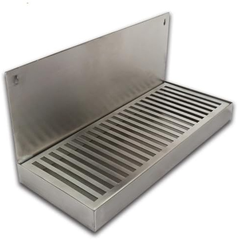 Plateau d'égouttage de bière en acier inoxydable, montage en Surface découpée, sans vidange, équipement de fût, accessoires de Bar