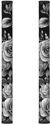 ZSUUGJ Copertura per maniglia della porta del frigorifero a forma di rosa, copertura per maniglia del frigorifero, maniglie lavabili per elettrodomestici da cucina, protezione decorativa per mantenere