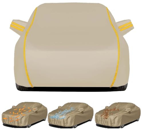 Housse de Protection Complète pour Nissan Sentra, Oxford, Imperméable, Résistante au Soleil, Aux Intempéries, avec Fermeture éclair, pour Garage