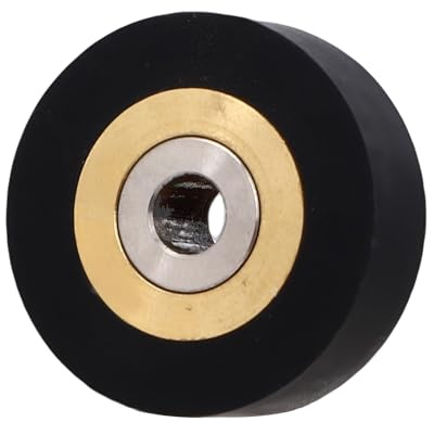 Luocute Rodillo de Presión, Rodillo de Presión con Cojinete de Bronce Sinterizado para Grabadora de Cinta Apto para B77 A700 PR99 C270 C274 STUDER A67 B67, 25,9 Mm de Diámetro, 9 Mm