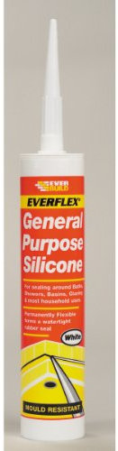 Everbuild General Purpose Silicone Black 310ml EVBGPSBL
