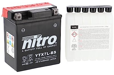 Batterie Nitro YTX7L Gel 12V 6AH (wartungsfrei)