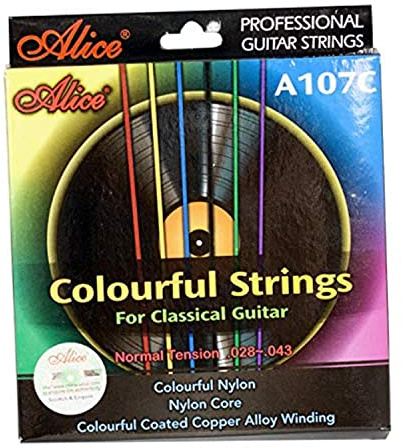 Ortola Set corde chitarra classica multicolore a107c