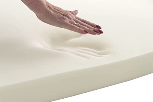 IZO All Supply 5LBS High Density Cushion, Viscoelastic Memory Foam Square Sheet 1x15x15 Seat Replacement/Mattress Padding, Chair Cushions, Pillows @ M&A STYLES LTD