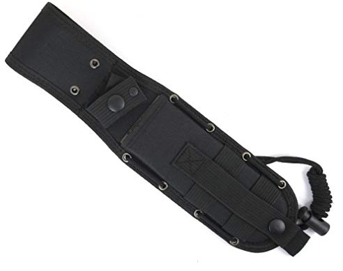 JEO-TEC Gaine de Couteau de Survie Bushcraft Camping Randonnée Chasse et Pêche - Étui de Ceinture Cordura Multi-position 30 ou 27.5 cm