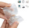 Luckybrosis 9 Sätze, Selbstklebende Haken, Doppelseitige Selbstklebende Wandhaken, Transparente Klebehaken, Wasserdicht und Öldicht, für Küche, Bad, Wohnzimmer, Ohne Bohren, Abnehmbar, max 10 kg