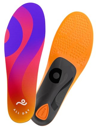 MOVE All Day Comfort Insole - Extra Plush Foam Insole for Stress Reduction on Feet, Knees, Back, Shock Absorbing, Walking, Foot Cushion, Comfort, Arch Support, and Work Boots (M11-11.5/WM12.5-13)