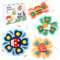 DICLLY Set de Jouets à Ventouse pour Bébé 4 Pièces - Jouets de Douche Sensoriels,Coordination Œil-Main,Éveil et Apprentissage pour Enfants 1-5 Ans - Parfait pour Fenêtres et Baignoires