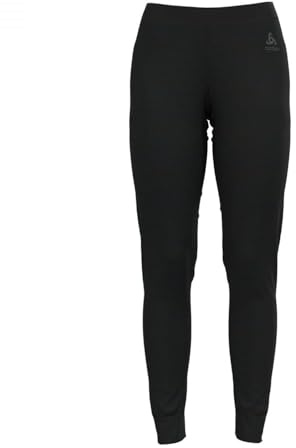 Odlo Thermo Leggings Damen Merino 200 | Schwarz | Größe XL | Unterwäsche aus Merino | Warme Thermounterwäsche