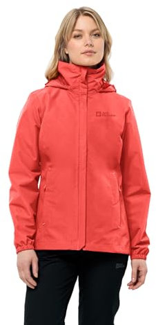 Jack Wolfskin Damen Stormy Point 2l Jkt W, Vibrant Red, M EU