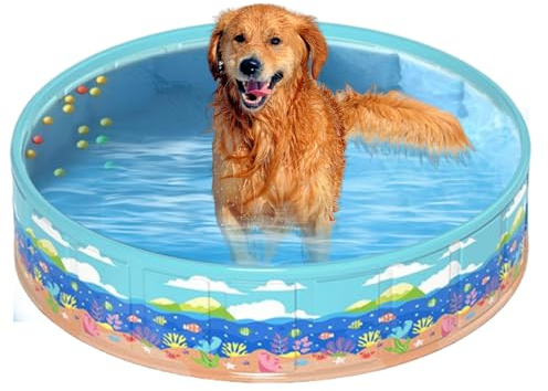 Pool, hopfällbar PVC-pool utan uppblåsning för - utrymmesbesparande badkar bärbar design för bebispojke flicka