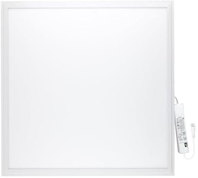 Europalamp 10 Paneles LED 60×60 cm 20W - 180 lm/W - 3600lm, 3 temperaturas (3000K/4000K/6000K), UGR < 19, instalación de techo falso - Pack pro