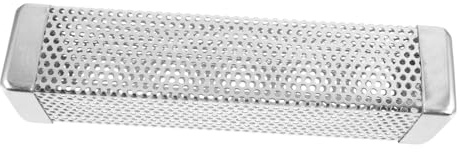 TOGEVAL Caja para Ahumar de Acero Inoxidable con Orificios Uniformes para de Madera Accesorio Resistente para Barbacoa y Parrilla Fácil de Limpiar y Duradera