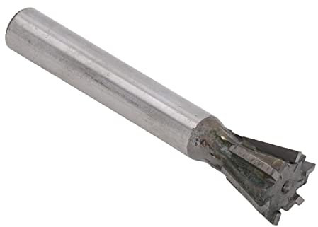 Fresa de cola de milano, 6 flautas Herramientas de corte de cola de milano Fresa de procesamiento de metal de aleación de mango recto general