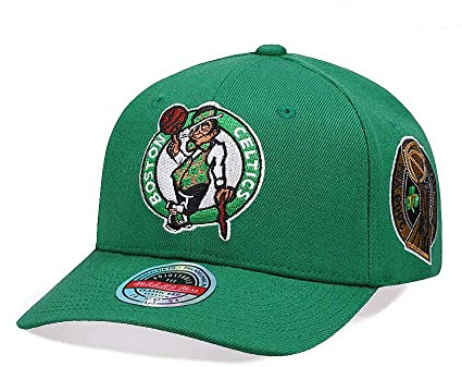 Mitchell & Ness - NBA 2008 Champions - Classic Red Snapback Cap, Boston Celtics, Green