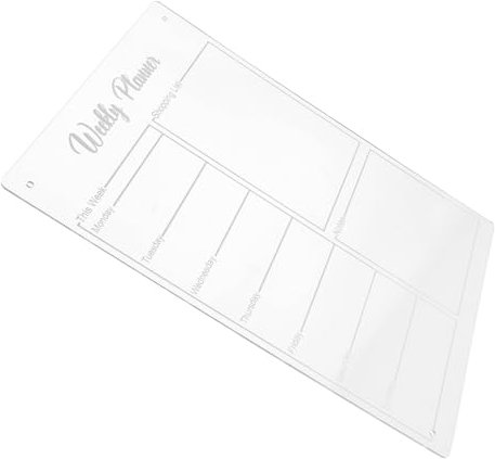 BCOATH Wochenplaner Tafel Trocken Abwischbar Farbige Magnetische Für Kühlschrank Kühlschrankkalender To-do-listentafel Wöchentlicher Planer Planungstafel Nachrichtenbrett Kritzelbrett