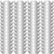Lot de 60 lames à crochet trapézoïdales pour cutter à moquette - 49 x 32 x 19 mm - Épaisseur de la lame : 0,6 mm - Lames de rechange pour couteaux à moquette, revêtements de sol