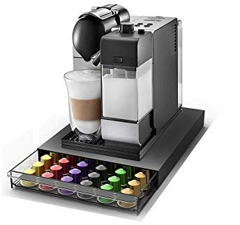 Tavola Cassetto 60 - Dispensador para 60 cápsulas Nespresso, de plástico, 39 x 28 x 4.5 cm