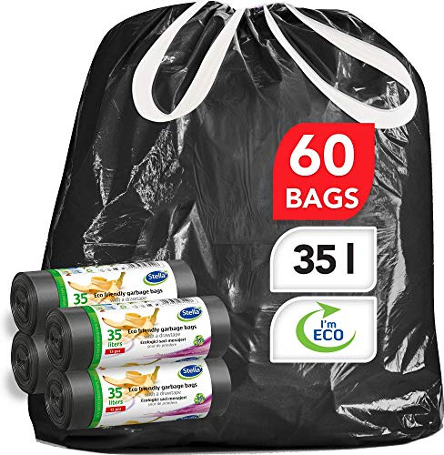 96 doftpåse lavendel med öron 35 liter 4 rullar med 24 påsar/soppåsar/lavendeldoft/superstarker/Stella Premium Bags Line