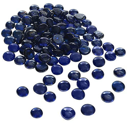 Belle Vous Piedras Decorativas Cristal Azul 2,25 kg Piedras Decorativas para Jarrones 18 mm - Piedras Colores Decoracion Bodas/Fiestas – Centros de Mesa y Decoración de Acuario