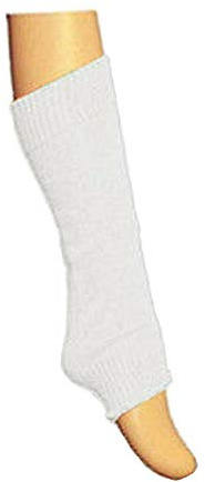 Hiffy Kids Girls Plain Leg Warmer Girls School Dance Wear Legwarmer Tutu Fancy (White)