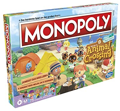 Hasbro - Monopoly - Animal Crossing New Horizons (Deutsche Version), 2-4 Spieler