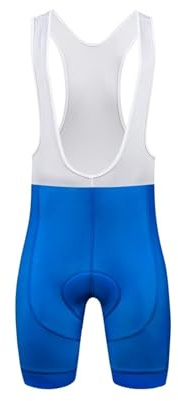 DUNSBY Cuissard à bretelles pour homme - Cuissard d'été pour vélo de course sur route - Cyclisme de montagne, bleu, L