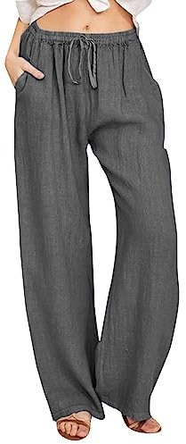 GFPGNDFHG Schlupfhosen Damen Grosse Groessen lässige Damen-Sommerhose Löcher Hose Damen Damen Yogahose mit hoher Taille, Streifen, elastischer Taille, lockerer, lässiger Langer Hose Protektoren Hose